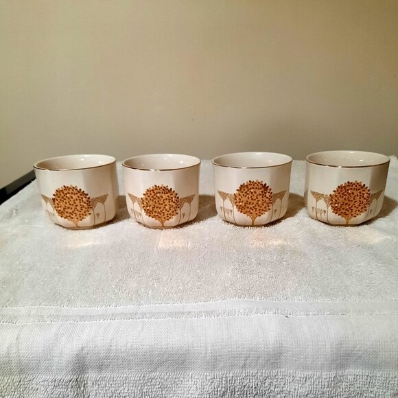 Vintage Otagiri Golden Mist 4 Cups Japan - Picture 2 of 4